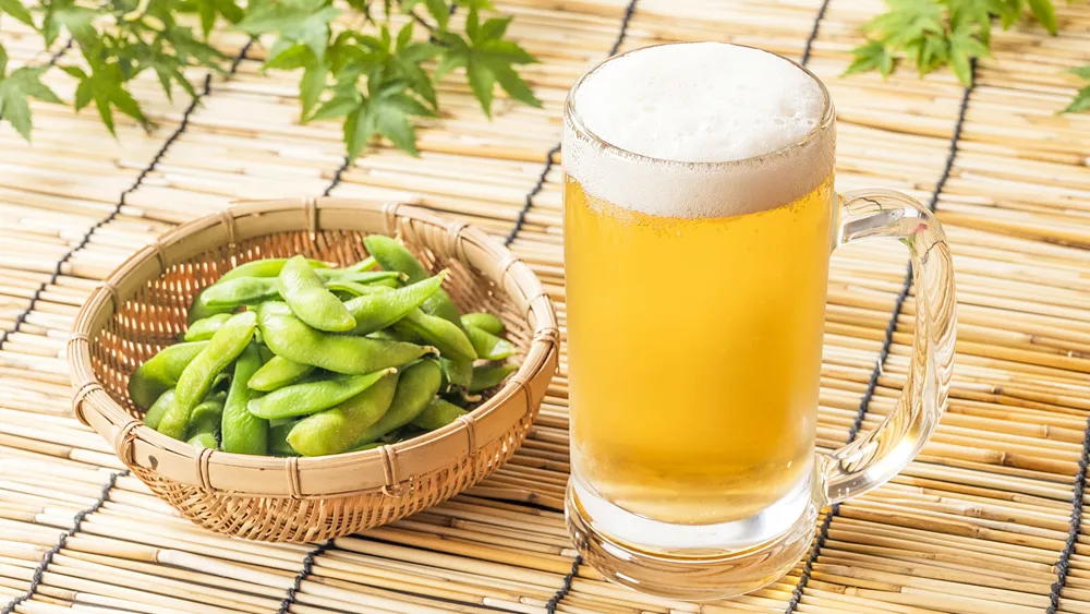 ビールと枝豆