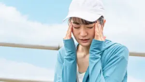 熱中症になる女性