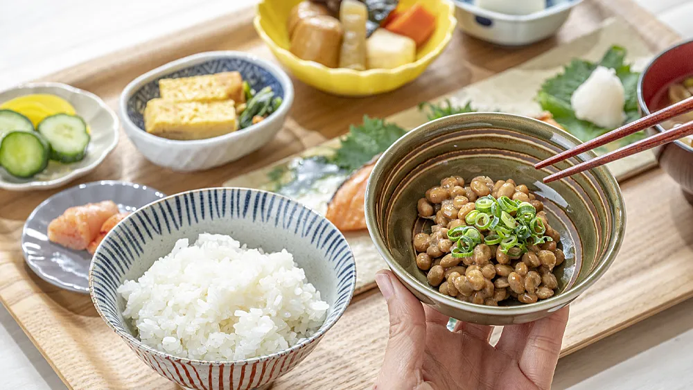 納豆のある定食