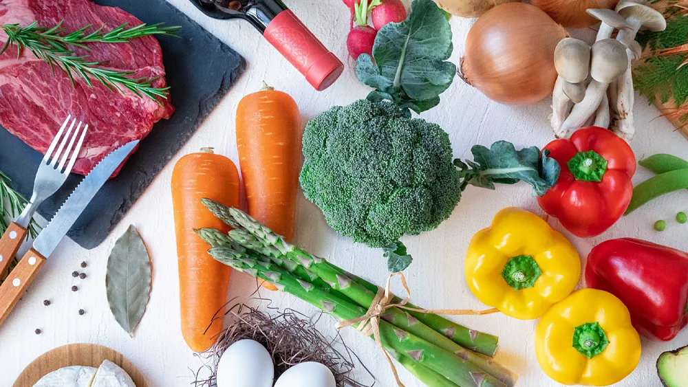 肉や野菜の食材