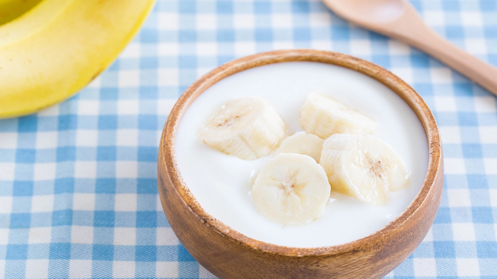 バナナヨーグルト