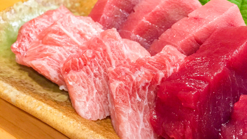 まぐろの刺身